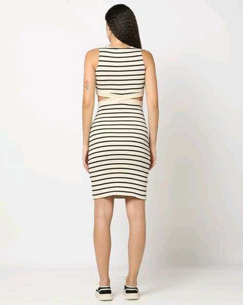 Striped Bodycon Dress