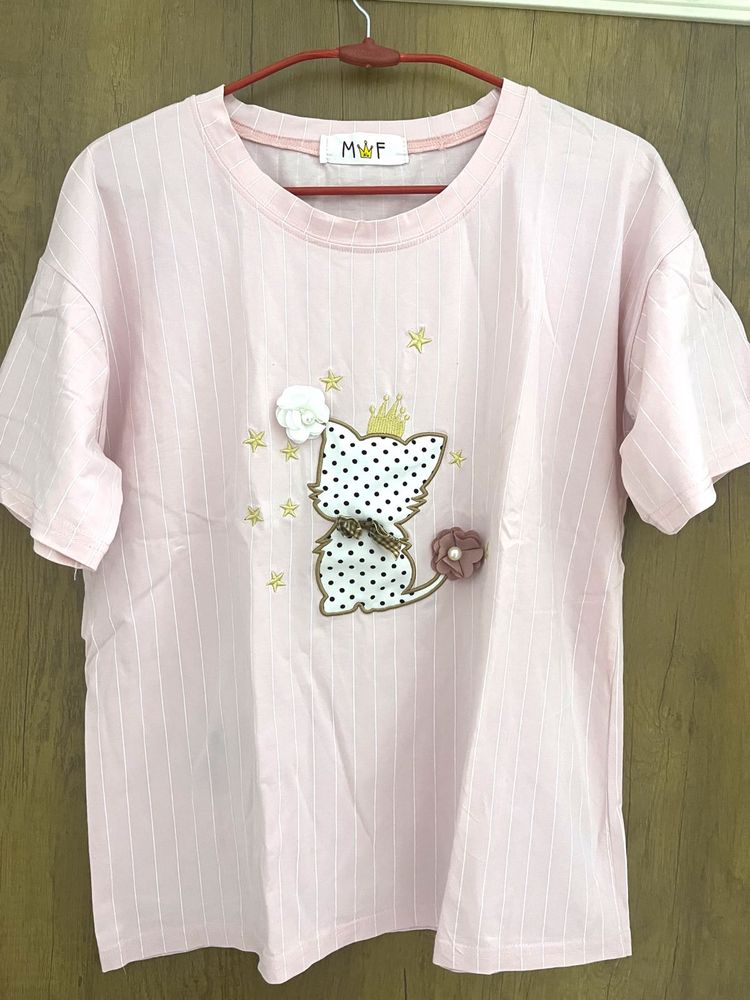Pink Kitty T-shirt