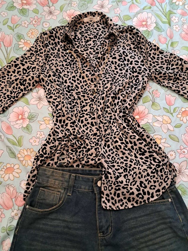 Cheetah Print Shirt
