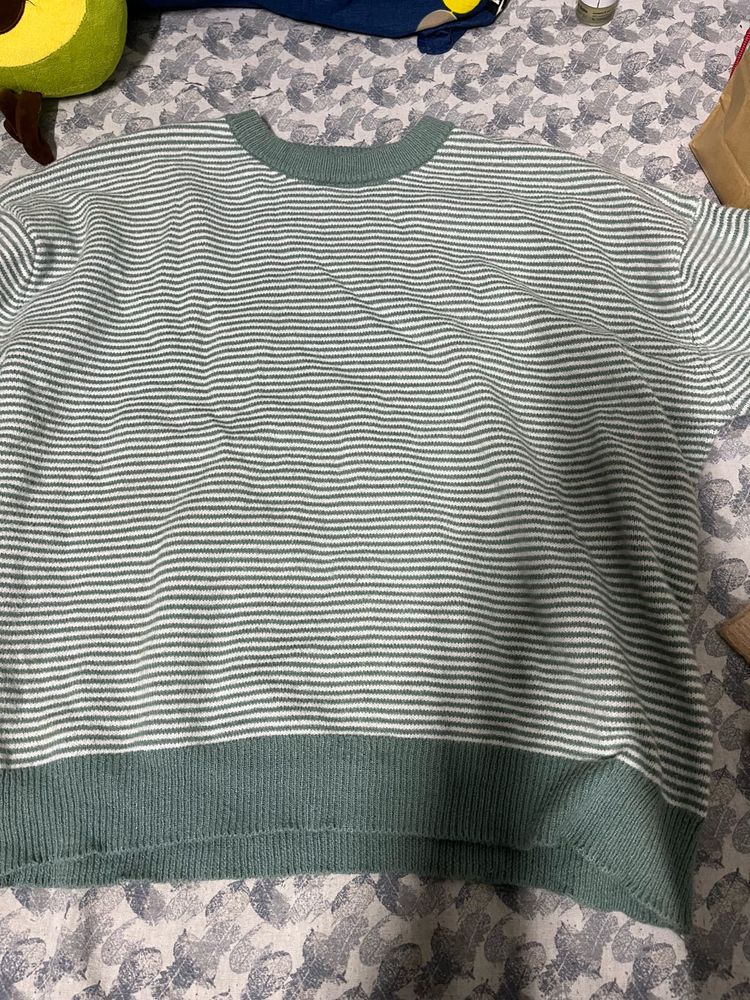 Striped Knit Sweater