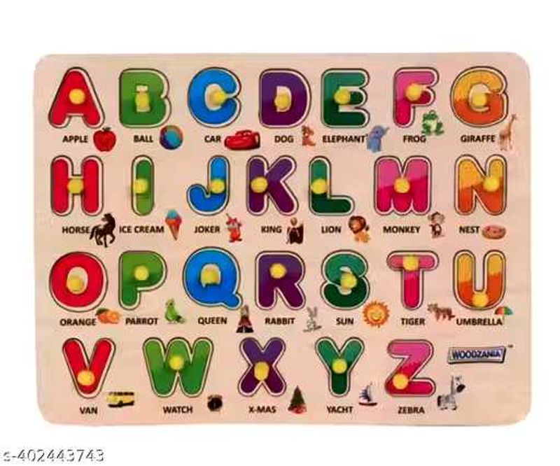 New Alphabet Wooden Puzzle Board