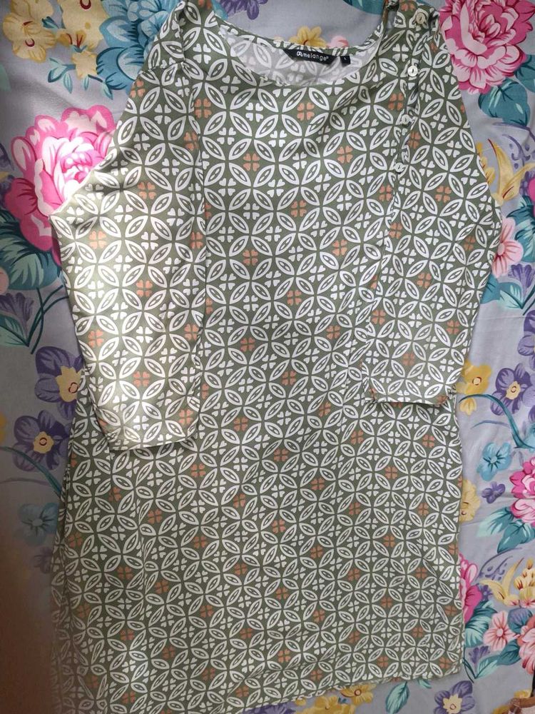 Patterned Tunic Dress