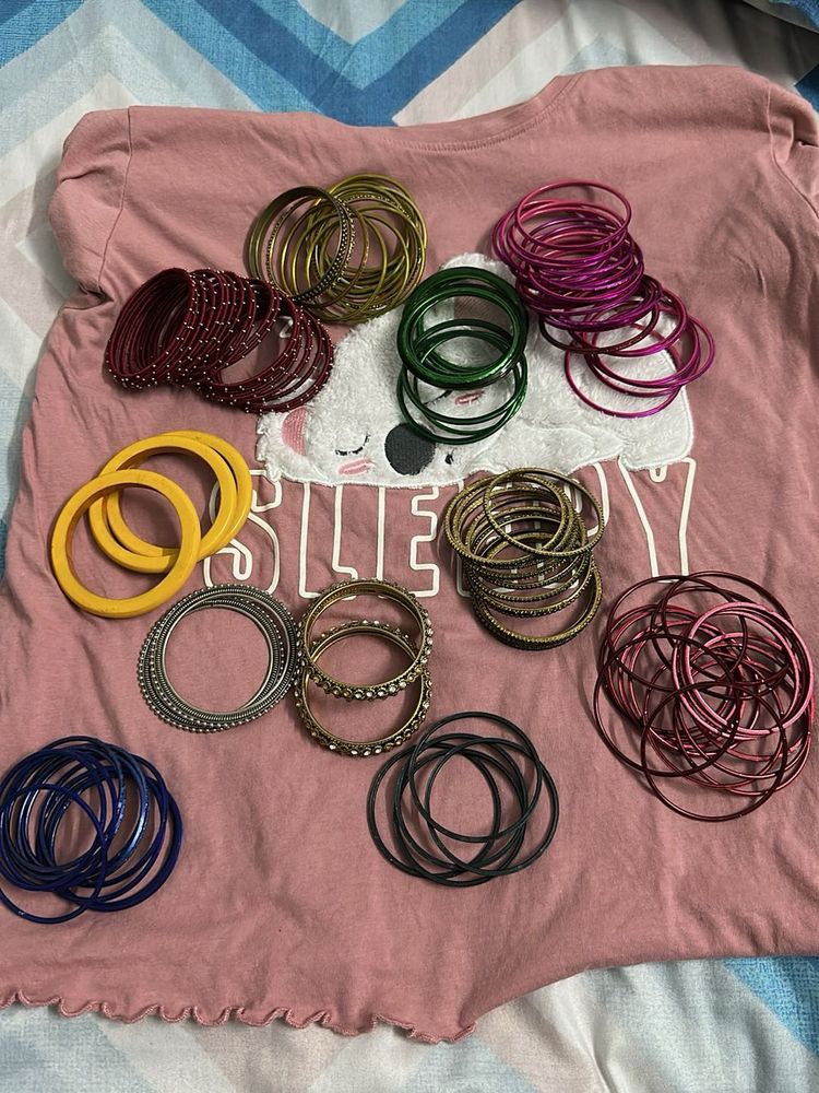 Colorful Bangle Set( 130 pcs)