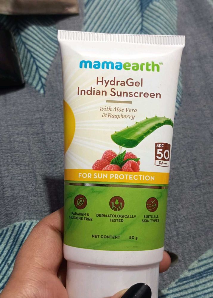 mamaearth hydragel indian sunscreen