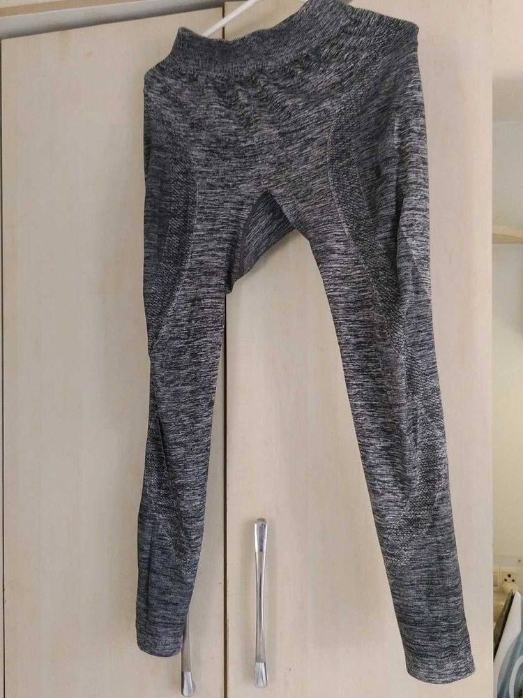 Decathlon Grey Workout Tights - L