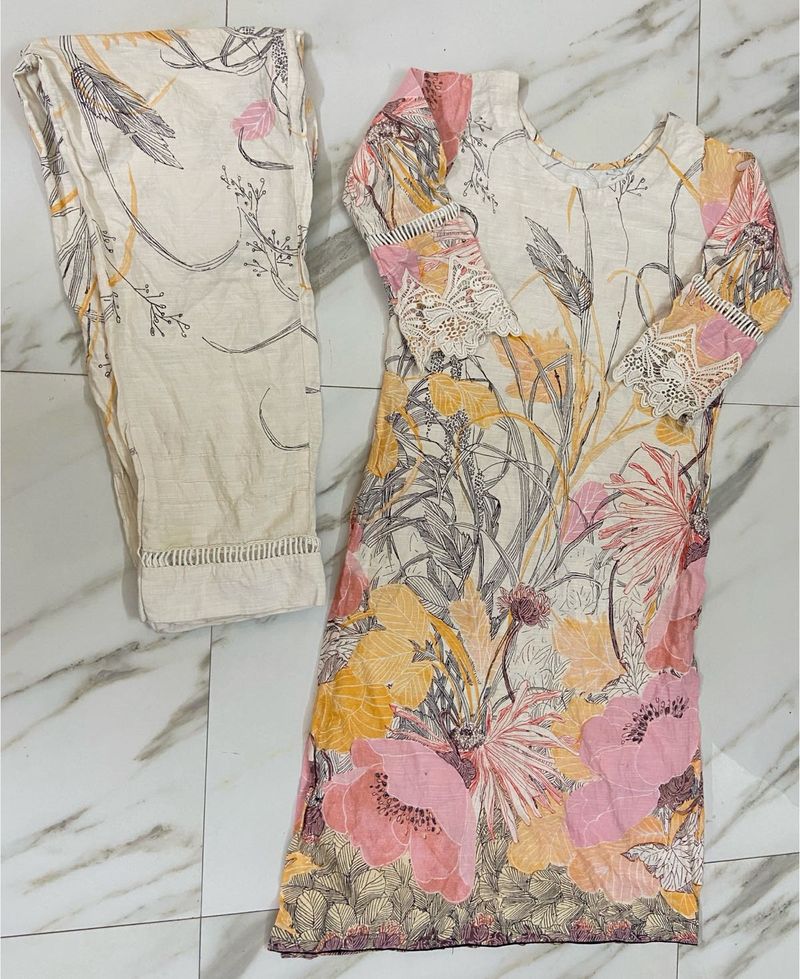 Beautiful Printed Suit