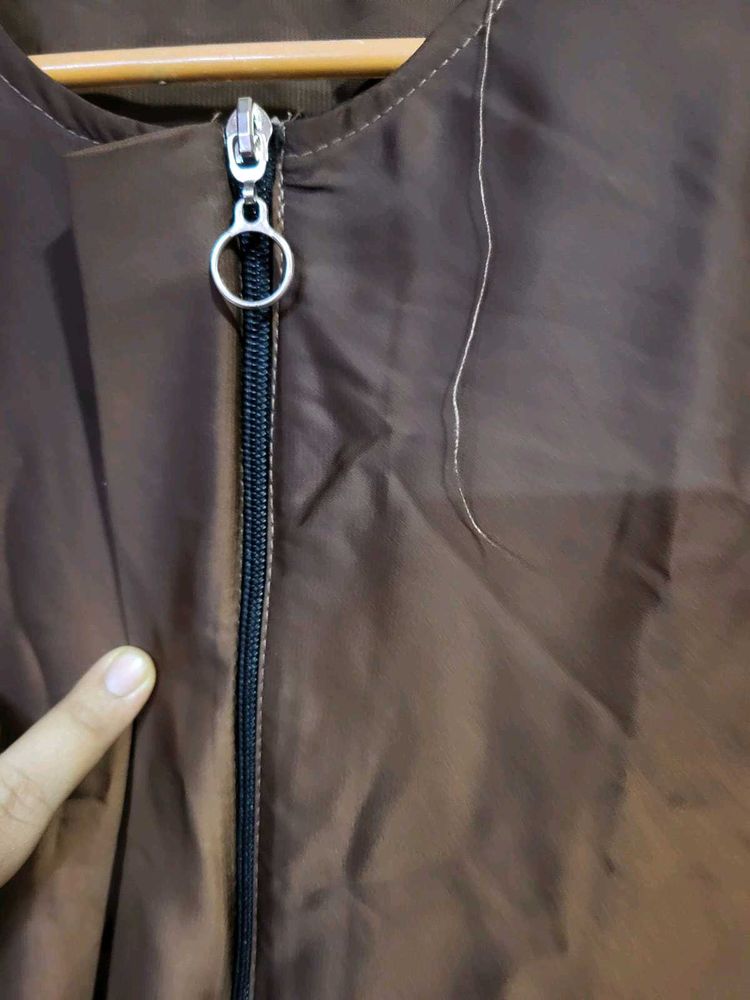 Stylish Brown  Abaya With Duppata