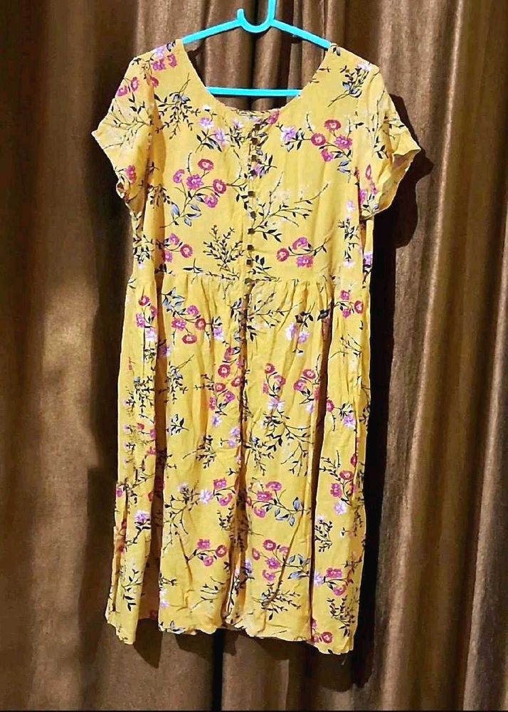 Floral Dress Size 44 Inches