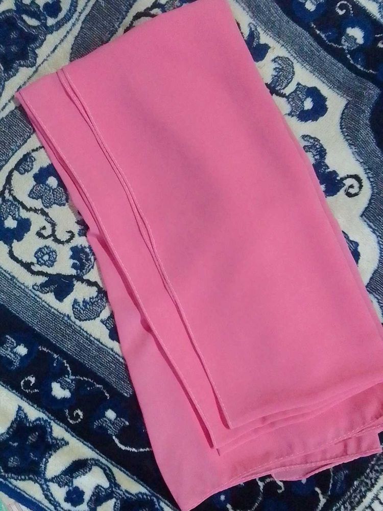 Pink Chiffon Scarf