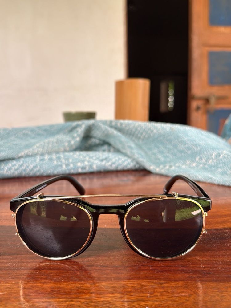 Dual 2 In 1 Chic Round Sunglasses