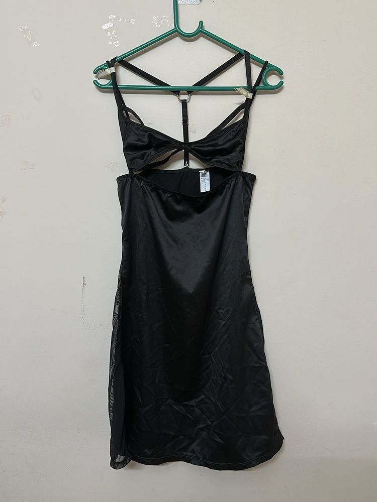 Black Babydoll Onepiece Sexy Lingerie Dress