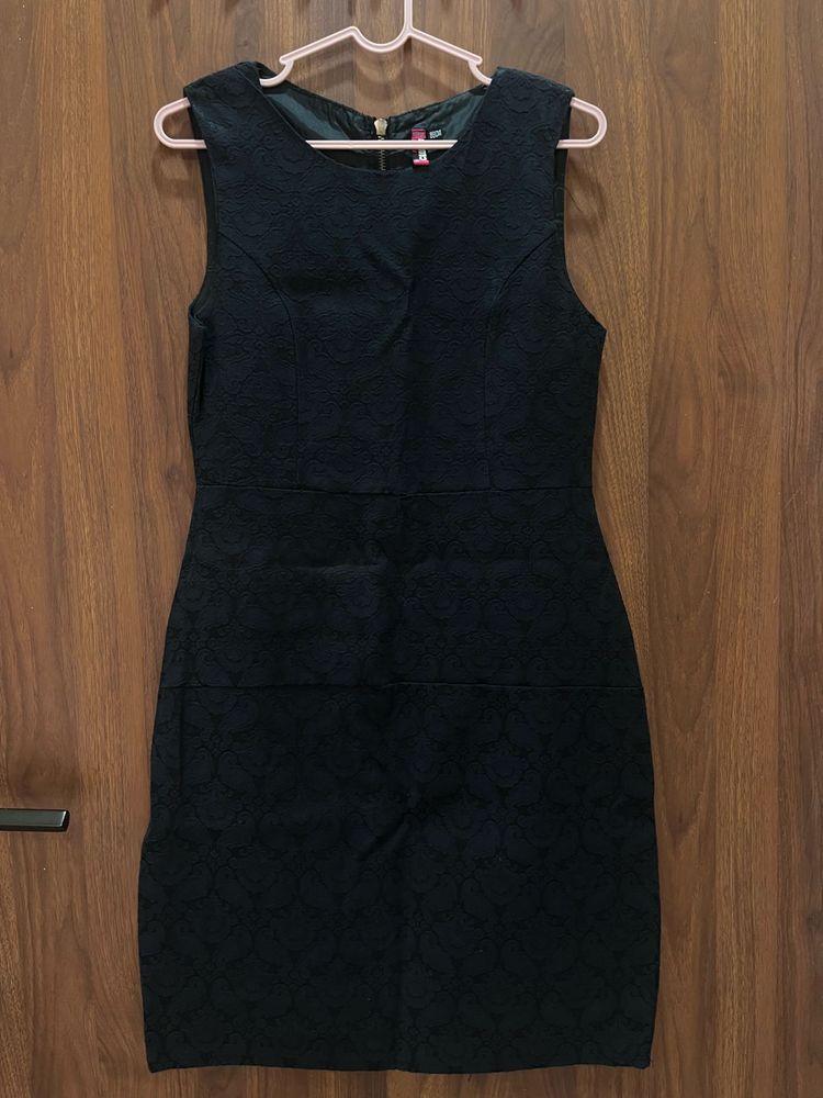 Jealous 21 Black Embroidered Dress