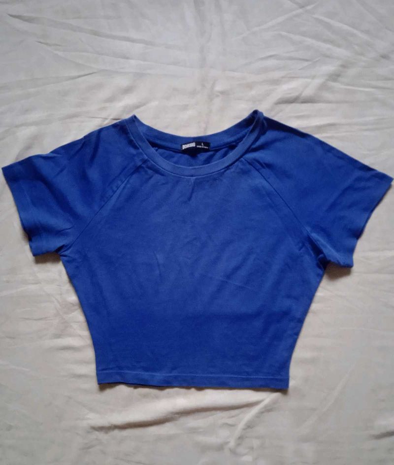 Bonker Blue Baby Tee