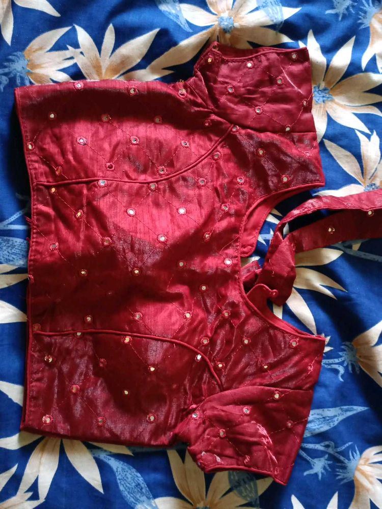 Prince Cut Mirror Work