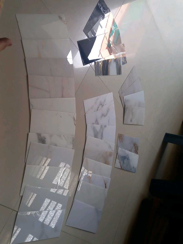 Acrylic Collection white and grey shades 33 Sheets