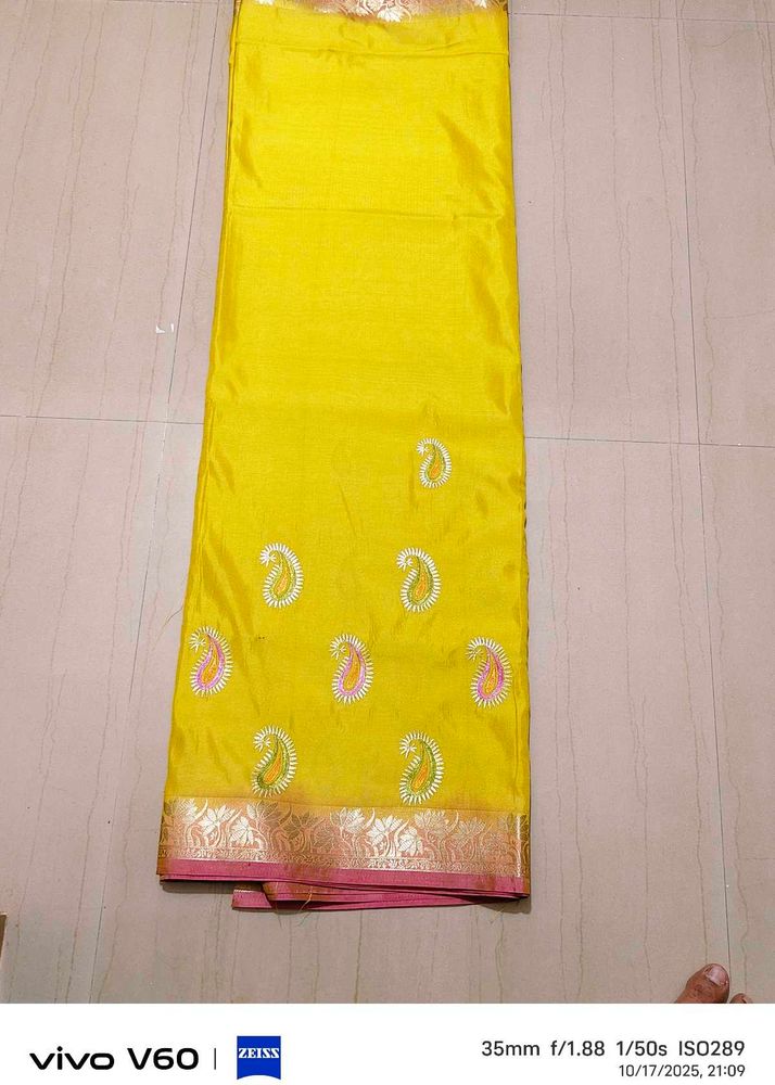 Elegant Yellow Saree