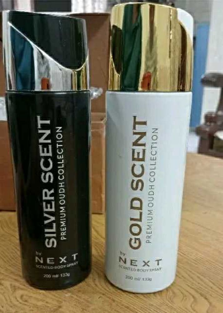 Next Care Gold &amp; Silver Scent  Perfume Body Sprey