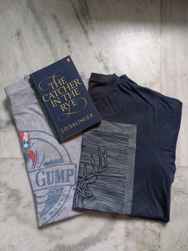 2 Cotton Tshirts For Men