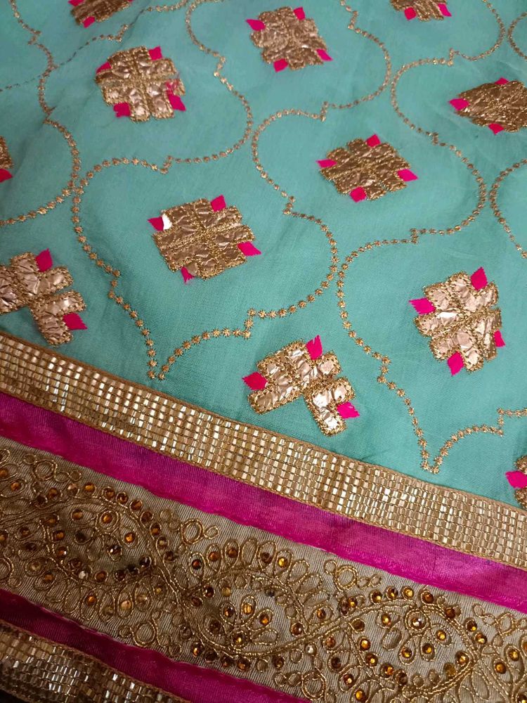 Only One Time Used Kurti Set With Dupatta