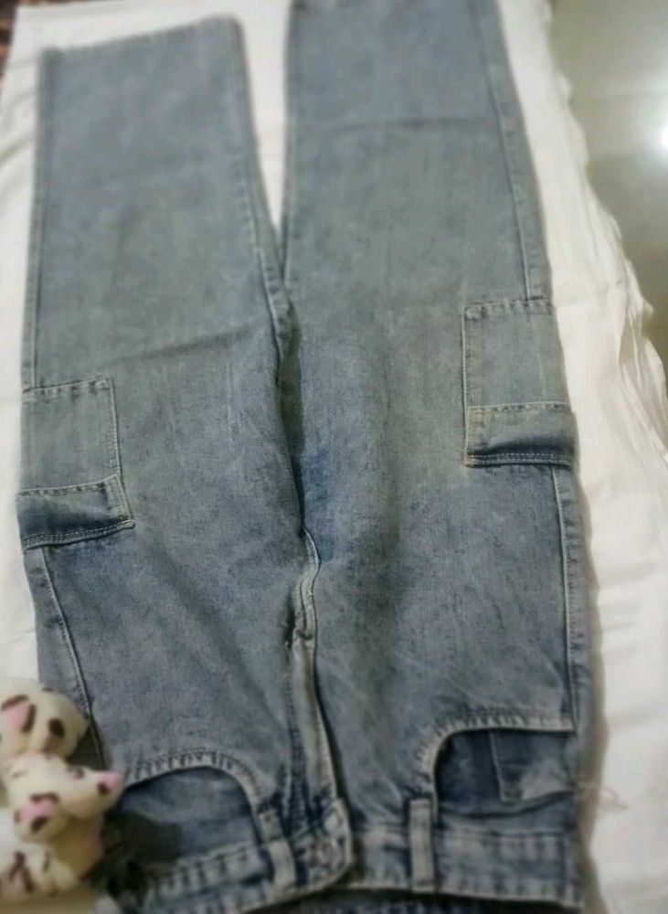 Blue Straight Fit Jeans💙