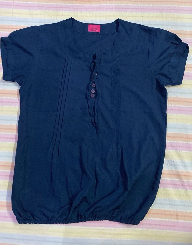 Navy Blue Top