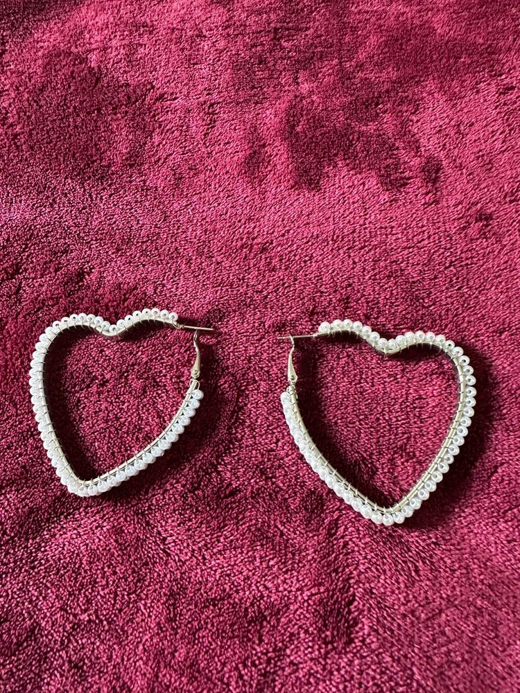 Heart Hoop Earrings