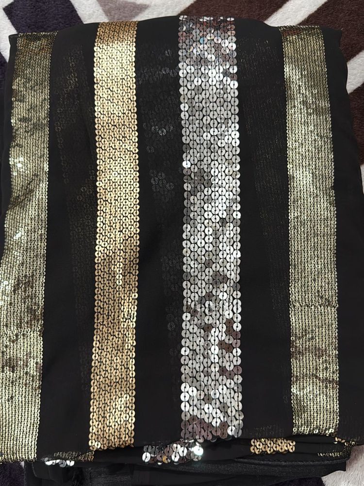 Georgette Sequence Saree