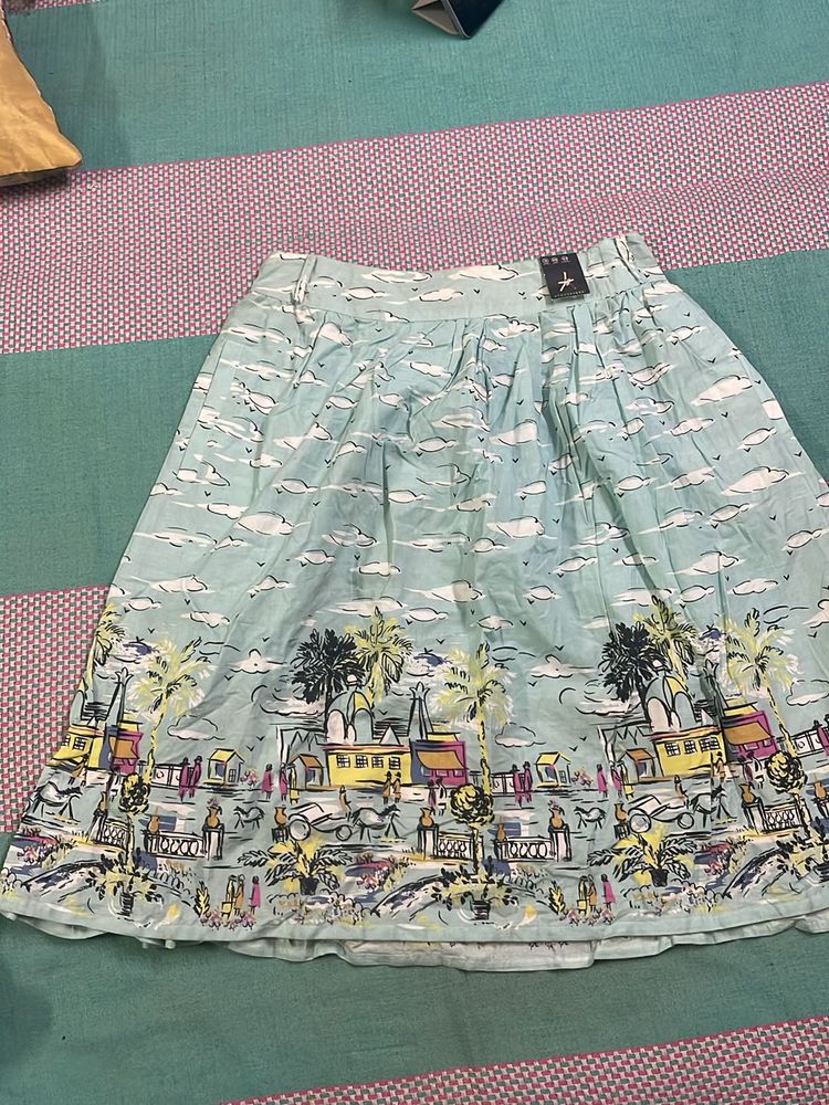 Atmosphere Brand New Cotton Skirt Double Lining