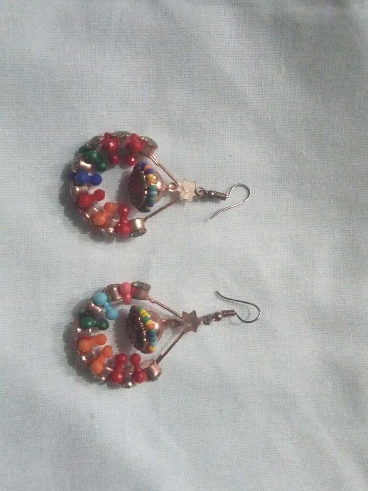 Multi Colour Earrings