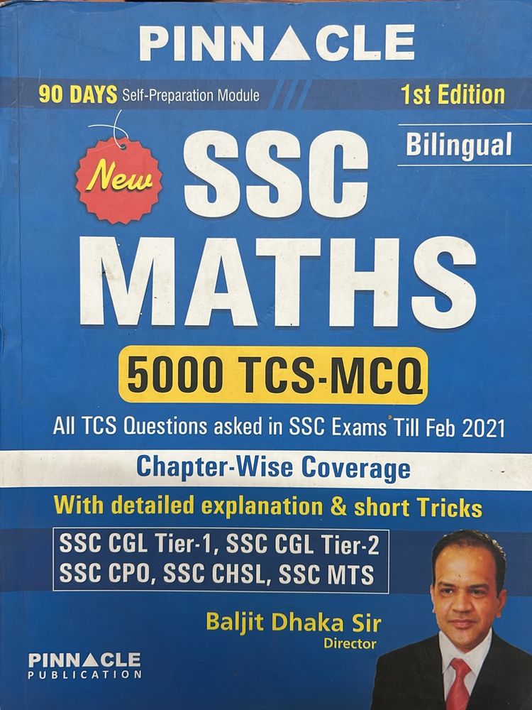 Pinnacle maths Book For ssc