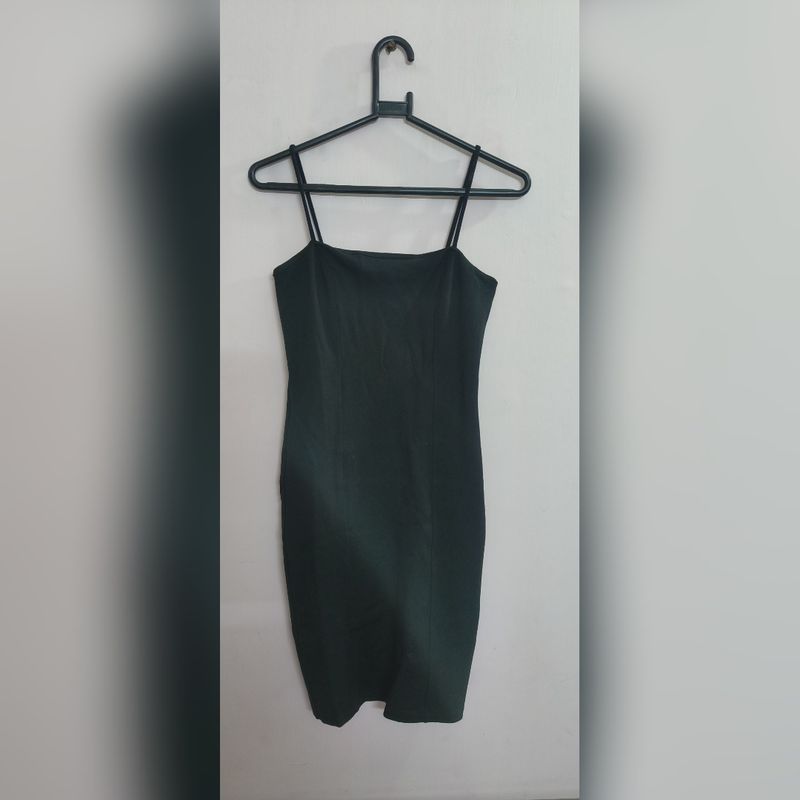 Forever 21 Party Wear Sleeveless Black Dress