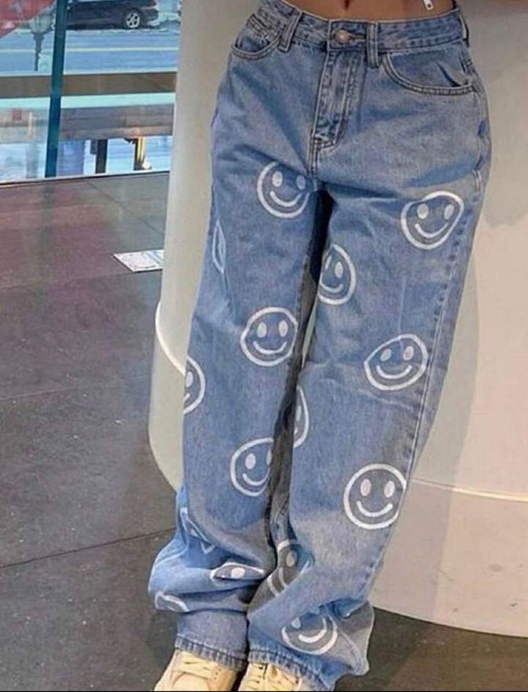 Smiley Face Jeans