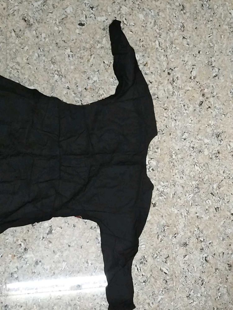 Black Festive/Party Wear Long Kurthi