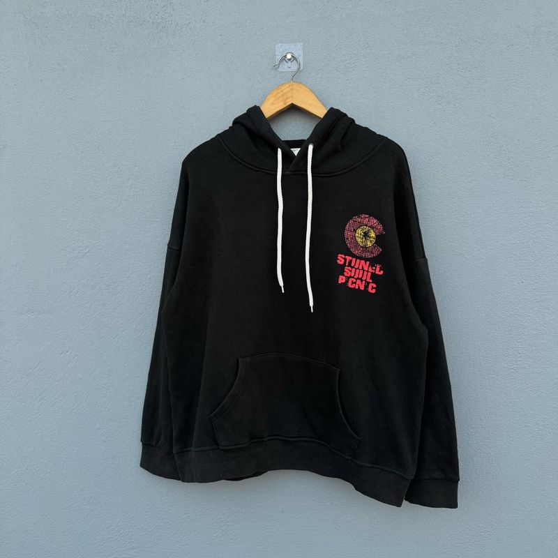 Black Graphic Hoodie