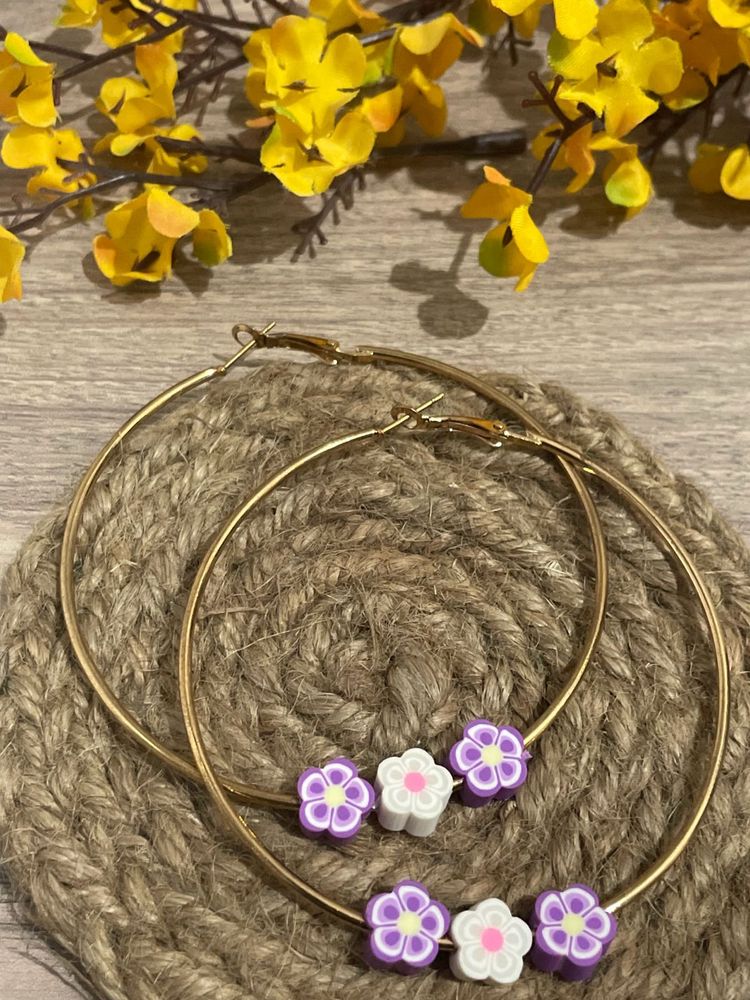 Floral Hoops