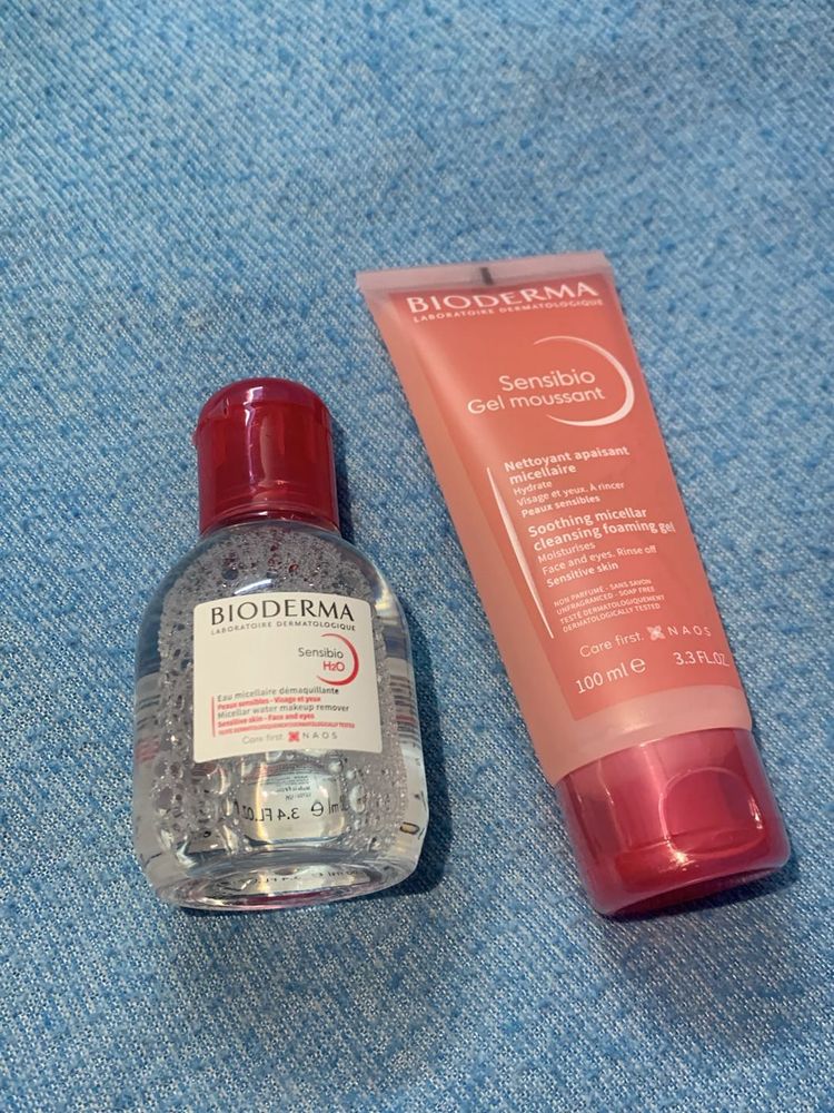COMBO-BIODERMA Sensibio Facewash+H2O MicellarWater