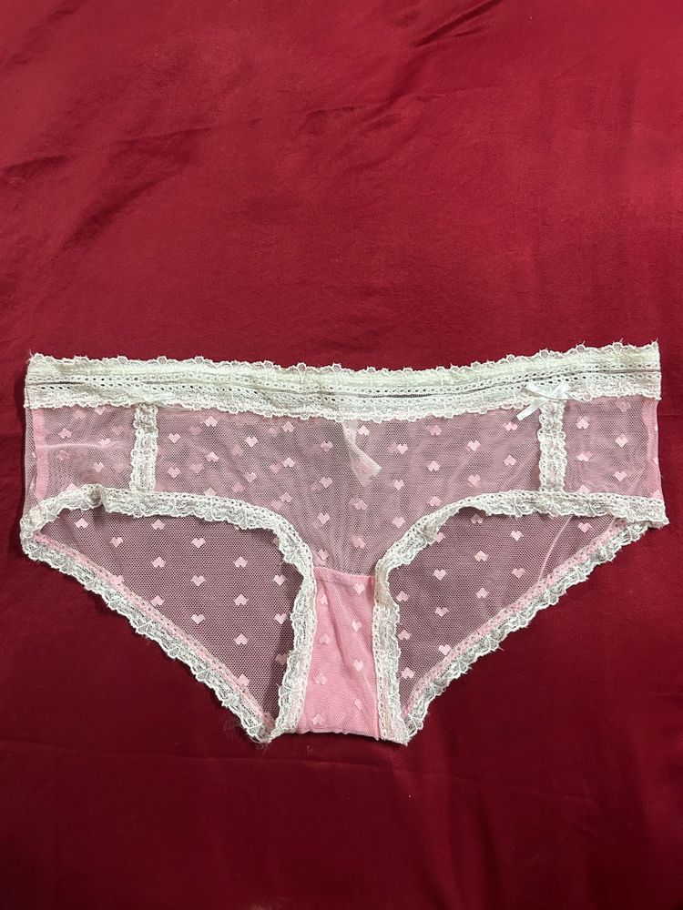 Cute Pink Heart Panties