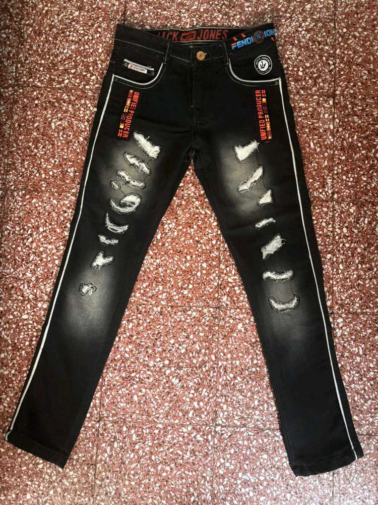 Ripped Black Jeans