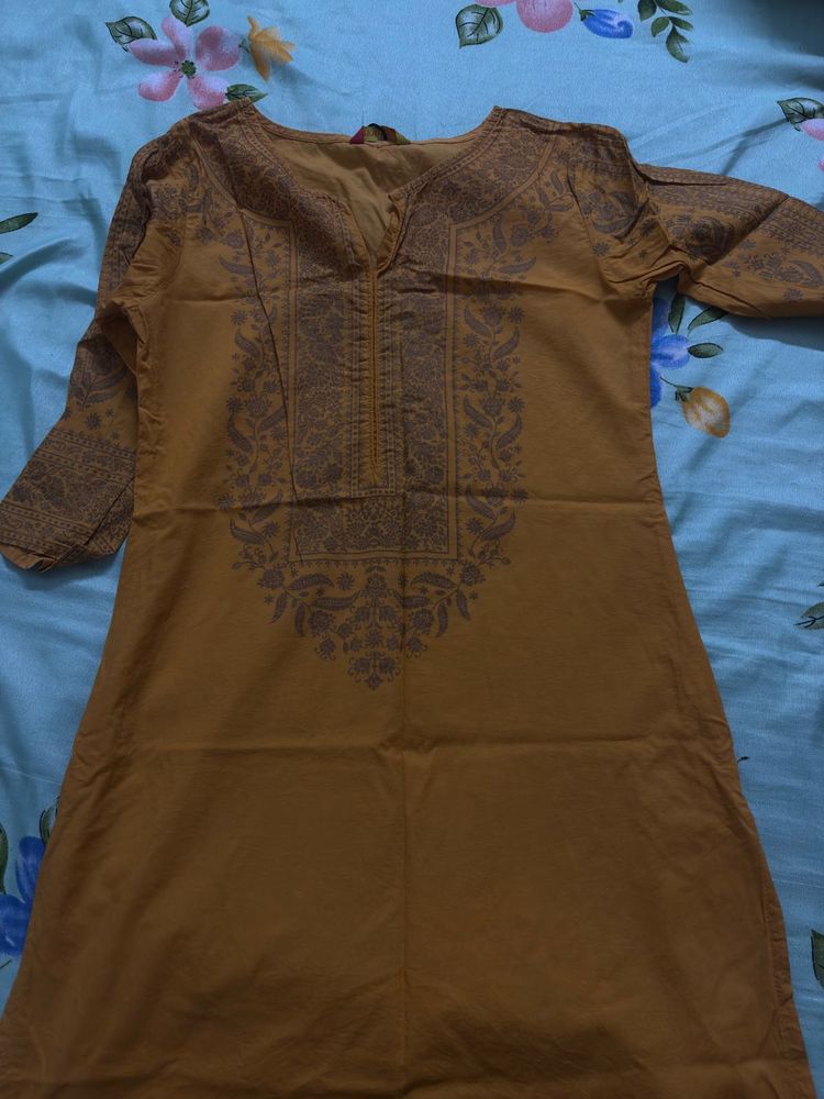Ethnic Kurta with Detailed Print