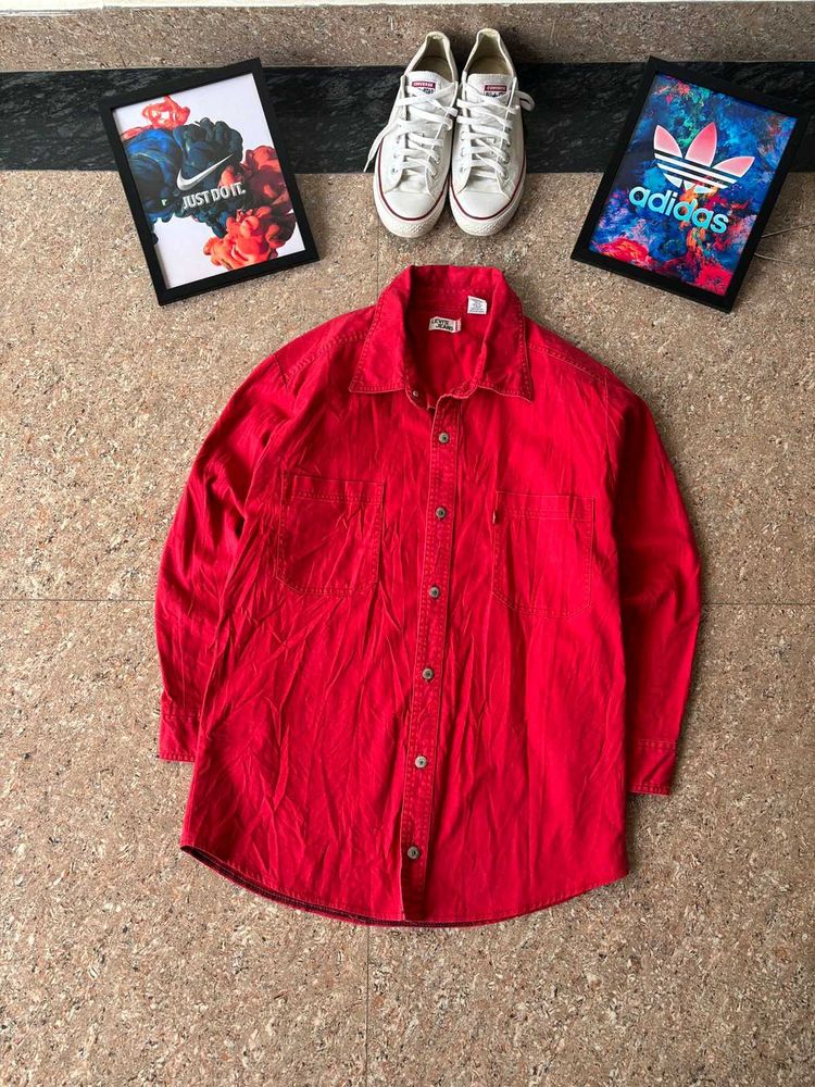 Red Long Sleeve Shirt