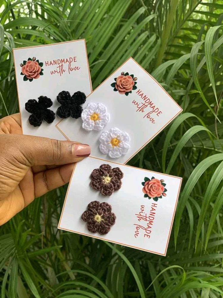 Flower Crochet Earrings
