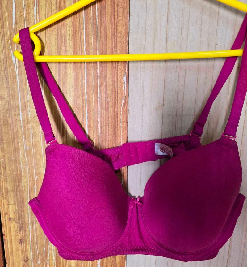 Zivame Padded And Wired  Pink Bra