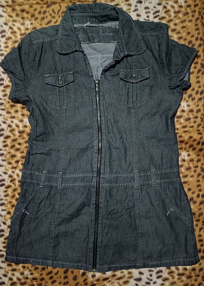 Black Jean Top/Dress