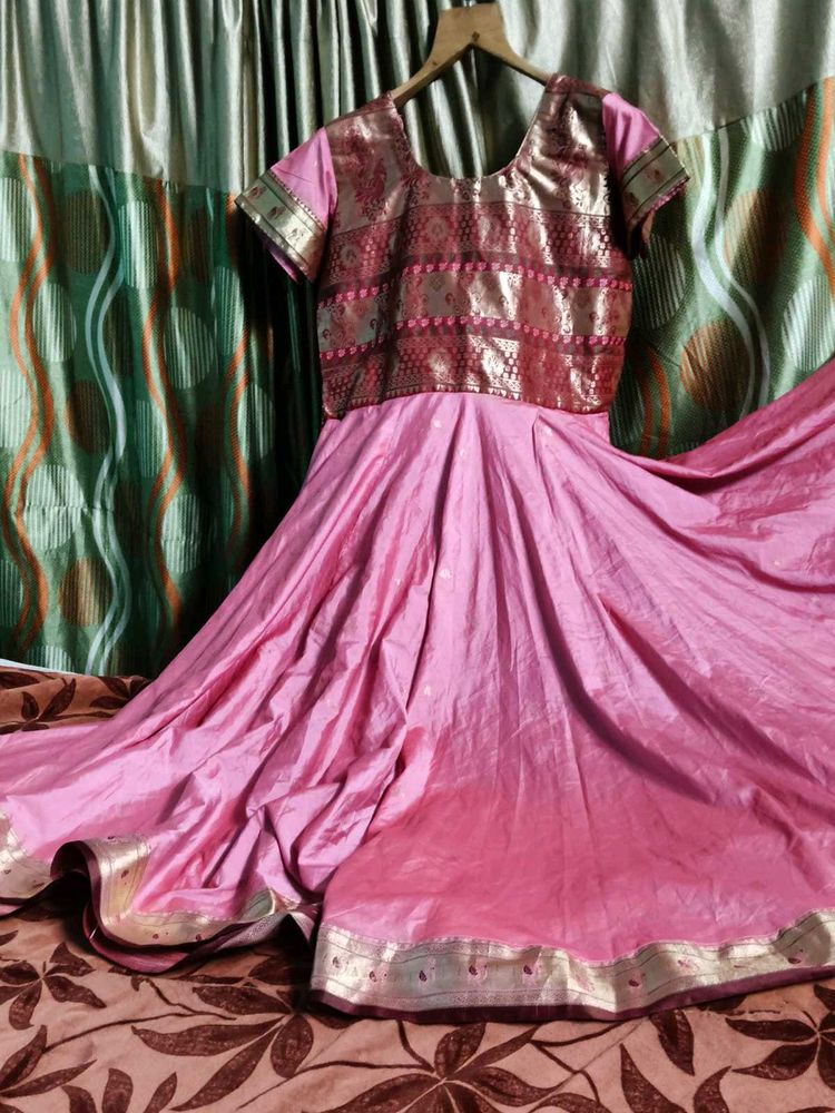 Pink Ethnic Gown XXL