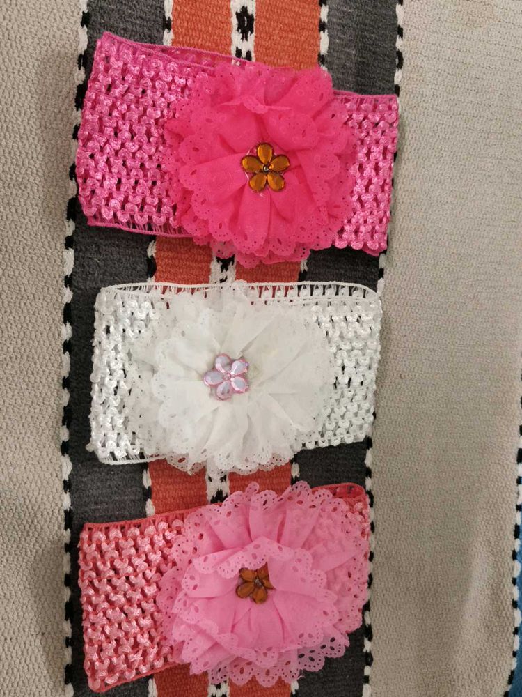 Baby Girl Hair Bands With Big Flowers