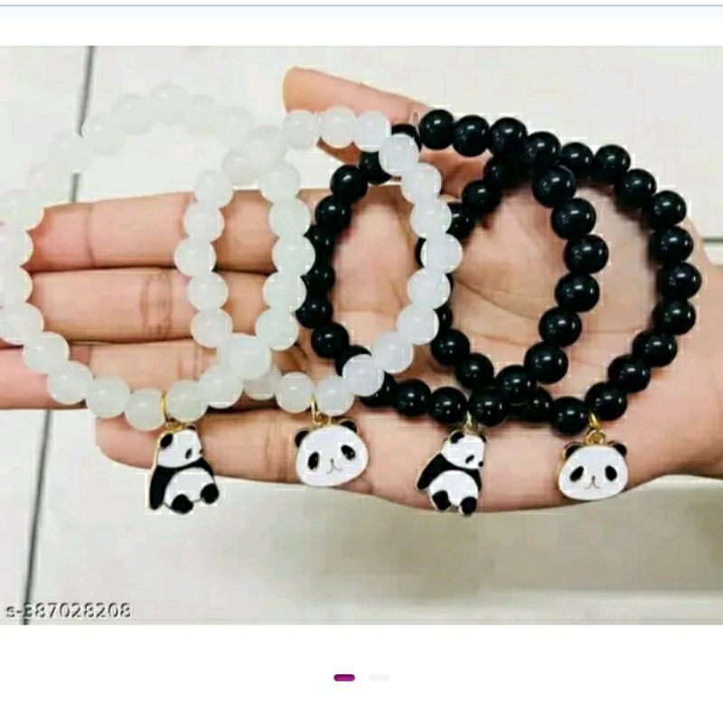 Balck And White Bracelet Set Of 2