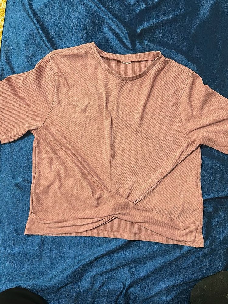 Casual Twist-Front Top