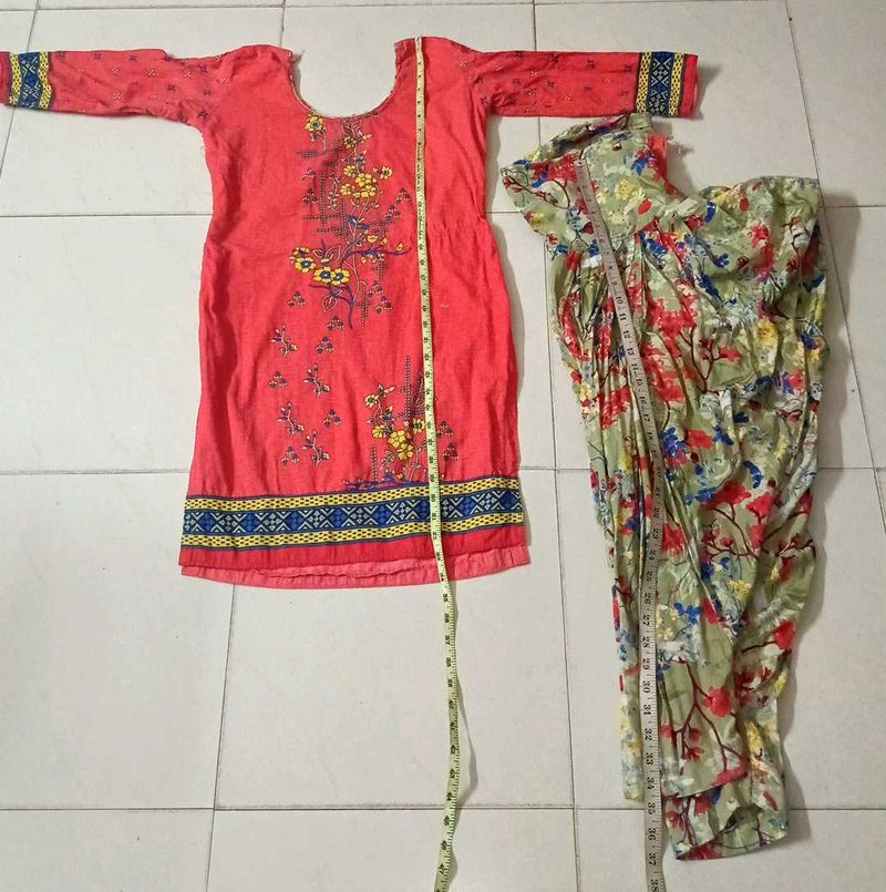Floral Salwar - Kurta Set
