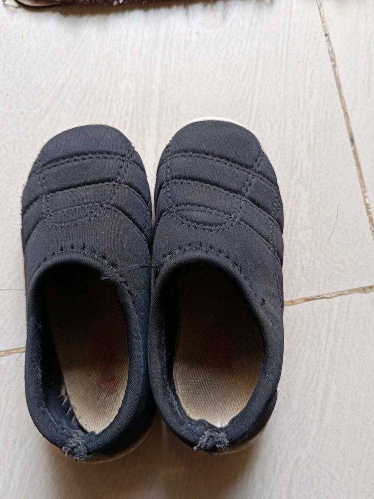 Cute Black Baby Shoes
