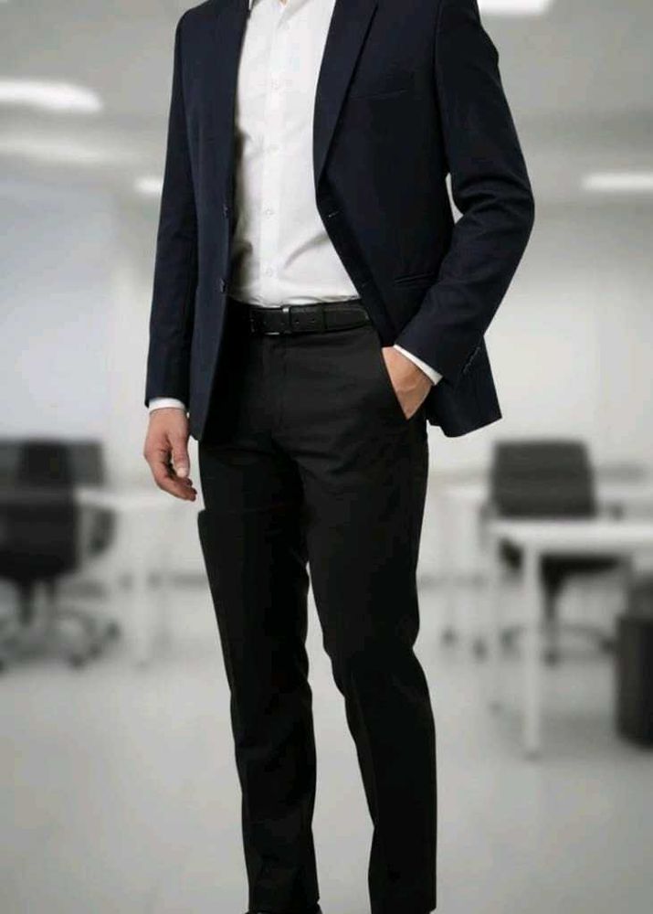 Classic Navy Blue Suit